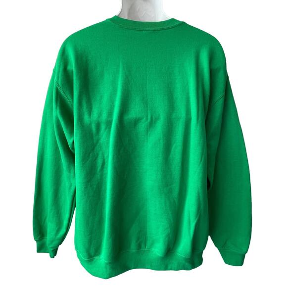 Gildan ASL Finger Alphabet BELIEVE Christmas Sweatshirt Size Large NWOT - Picture 3 of 4